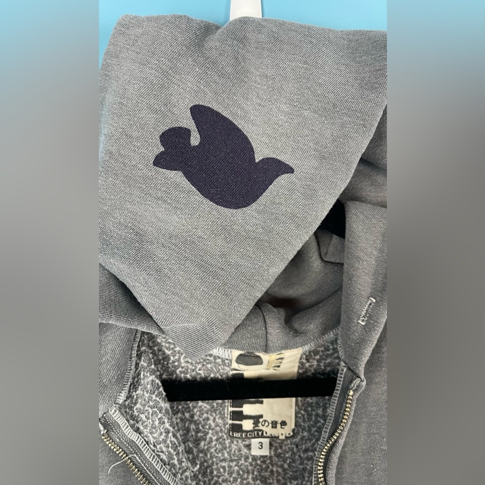 FREECITY VINTAGE FULL ZIP HOODIE SIZE 3 - Picture 2 of 6
